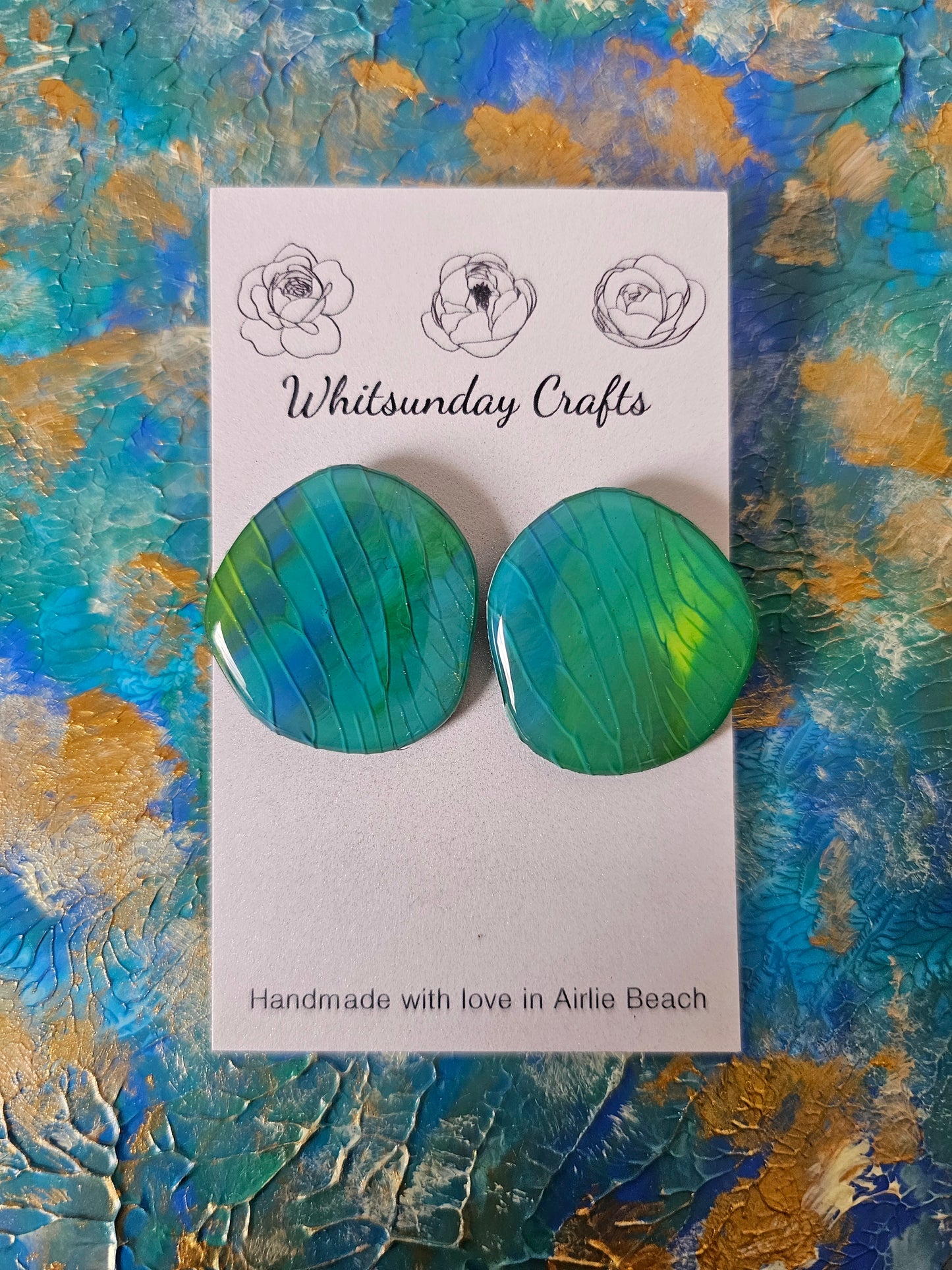 Hand Painted Studs