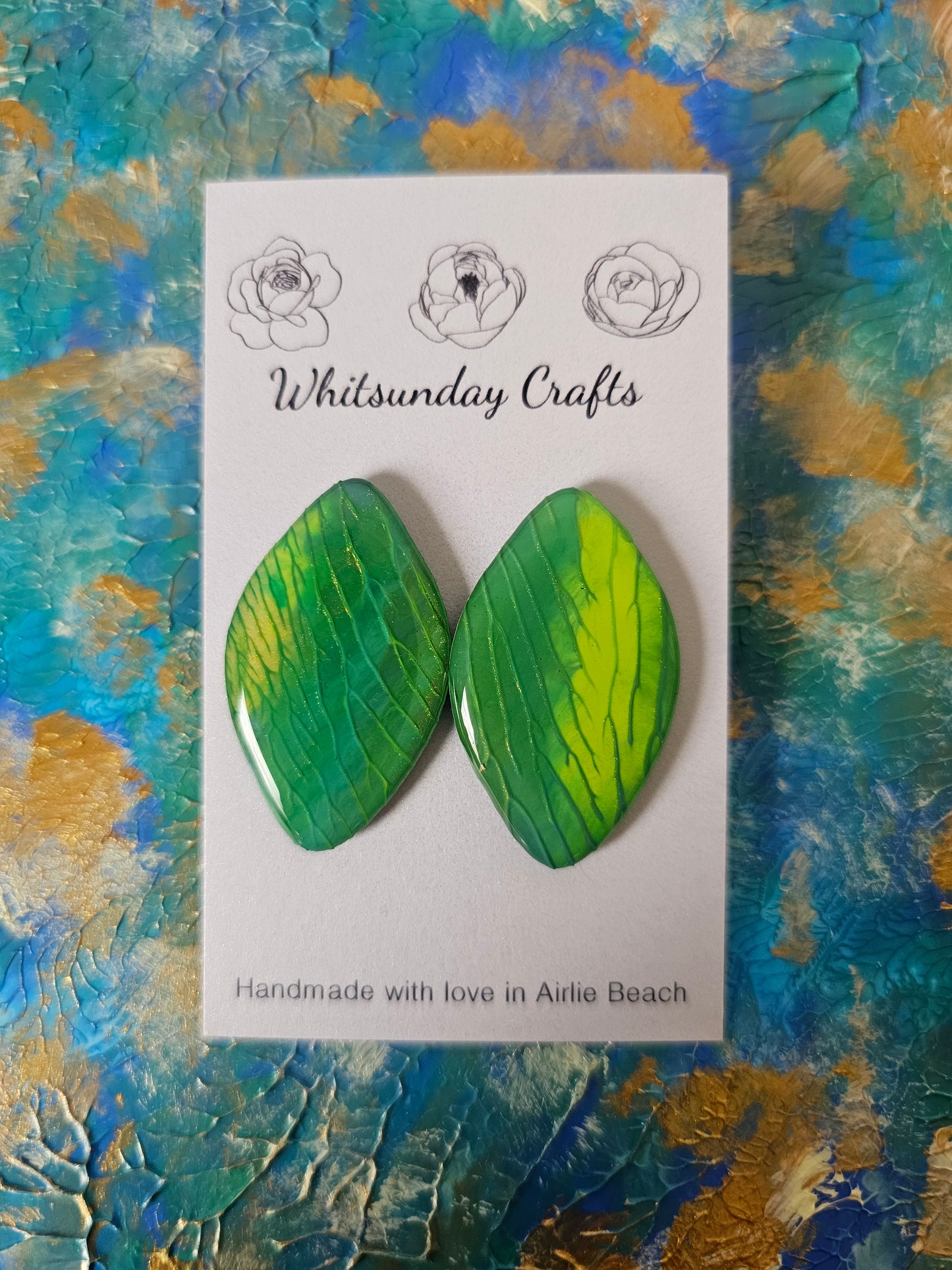 Hand Painted Studs