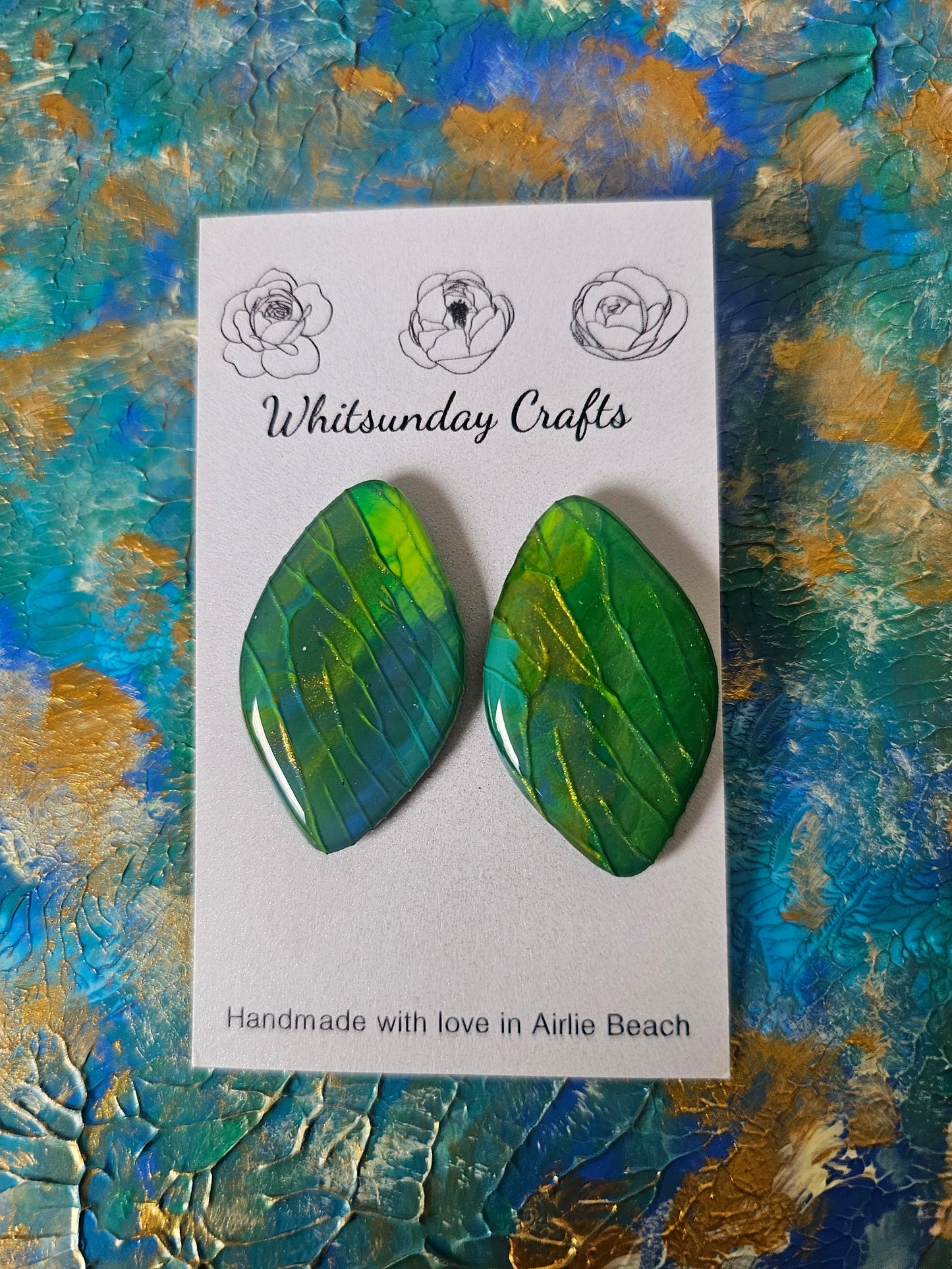 Hand Painted Studs
