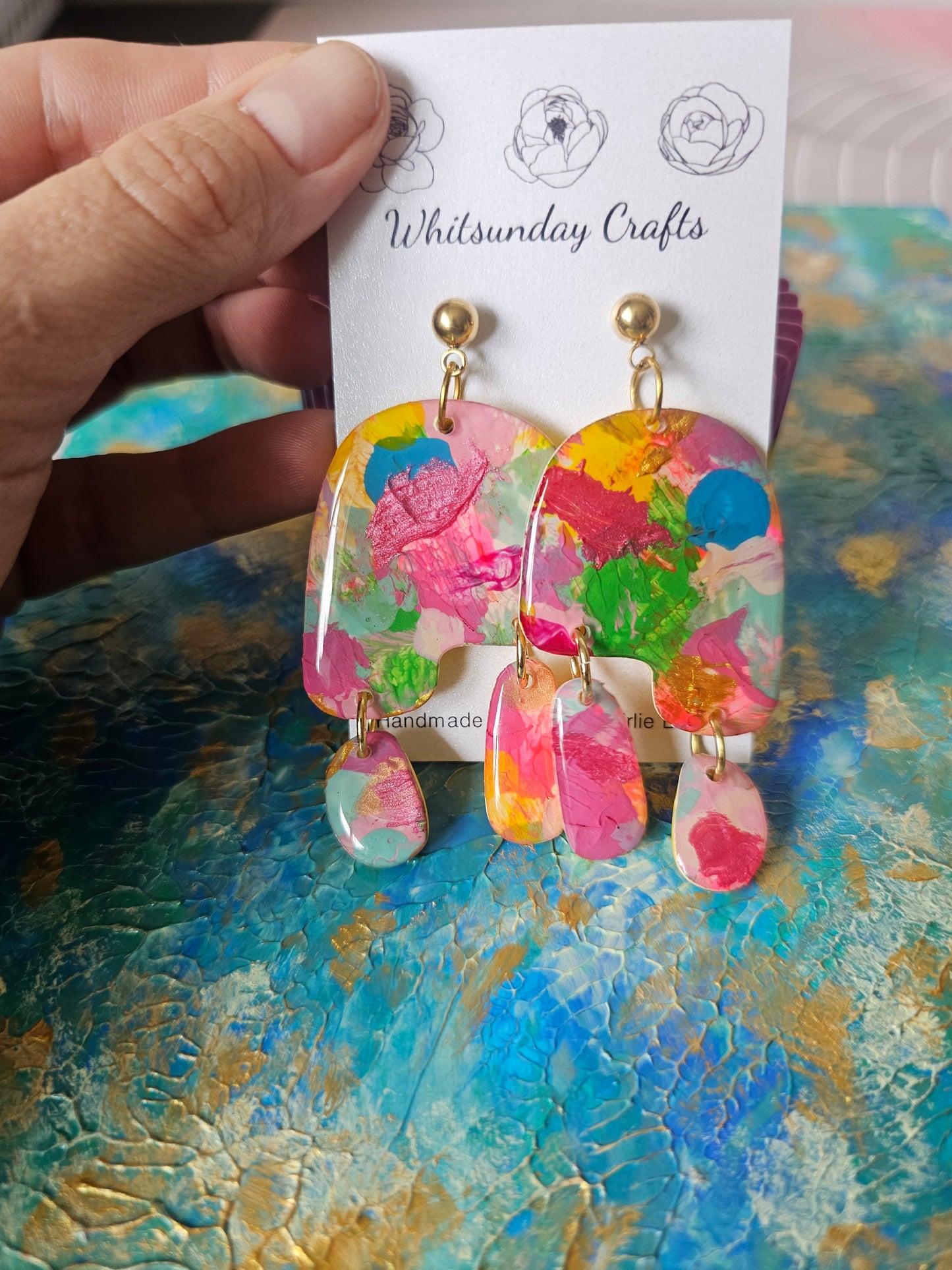 Hand Painted Dangles