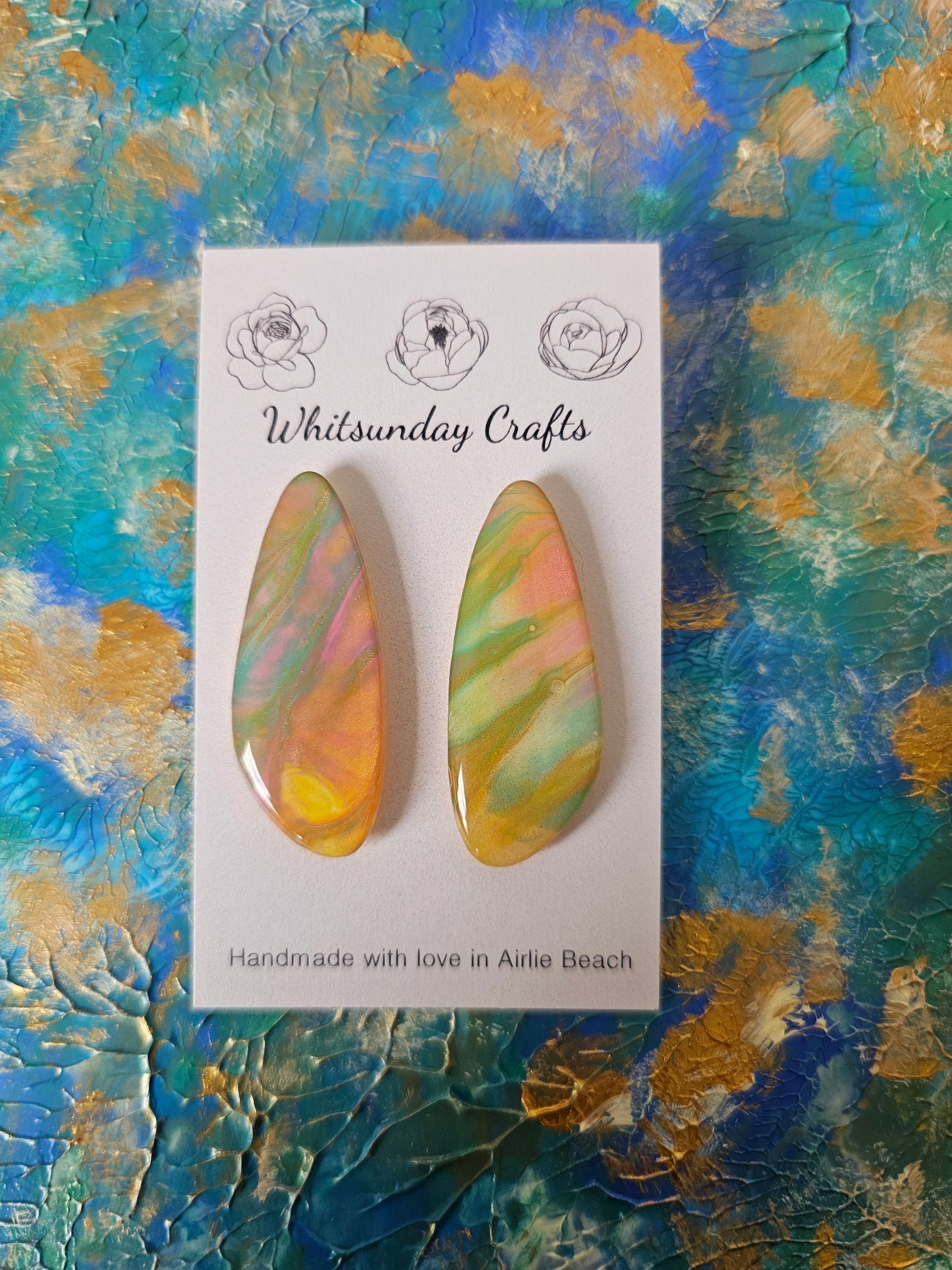 Hand Painted Studs
