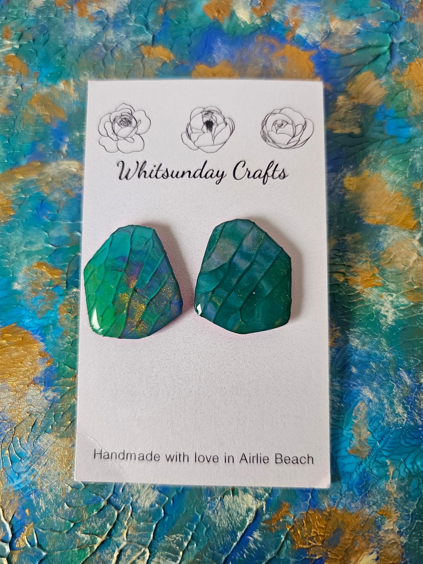 Hand Painted Studs